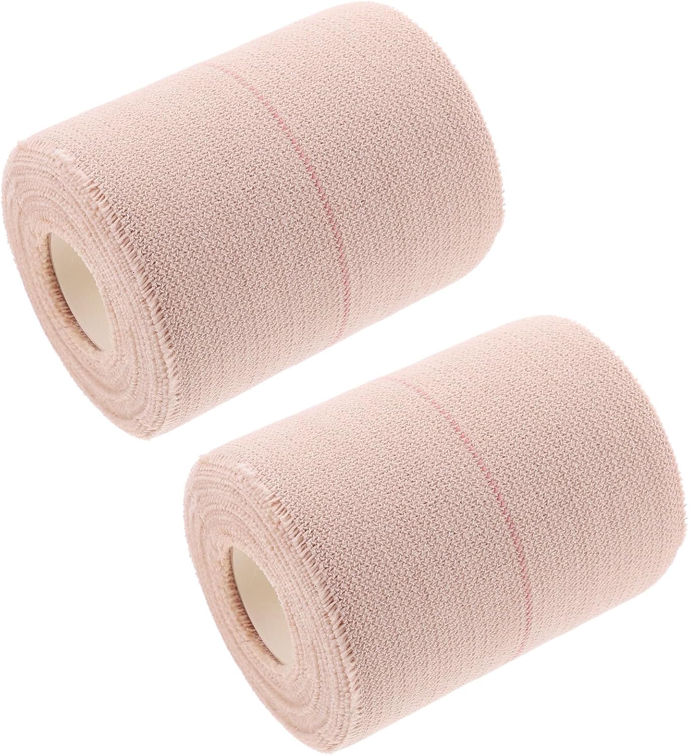 GLEAVI Elastic Adhesive Sports Wrist Wrap Tape 7.5cm X 4.5m, Skin Color, 2 Rolls Cohesive Bandages for First Aid and Training Support