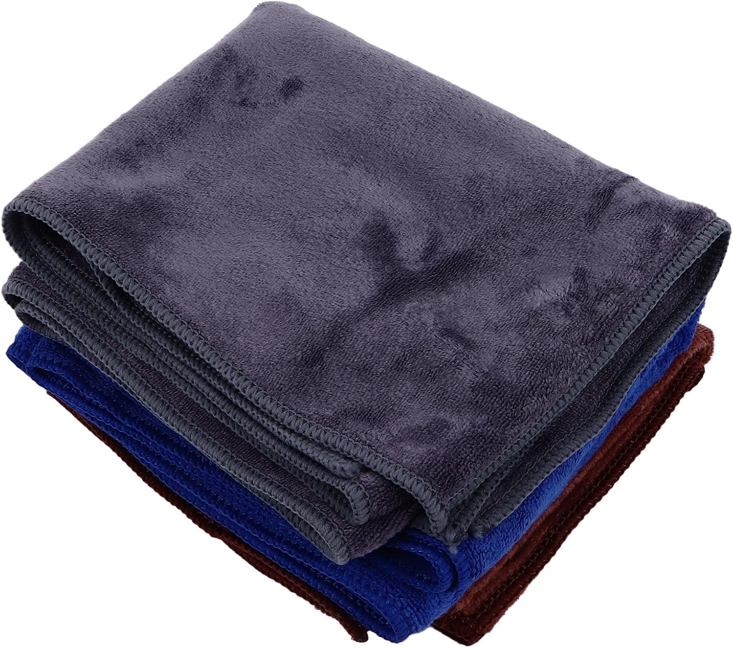 Multifunctional Plush Microfiber Car Towels Super Absorbent Car Wash Drying Towels Double Sided Cloth for Car Detailing