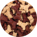 NCS Teddy Bear Edible Sprinkles – Brown and Cream Cupcake Decorations, 8 oz