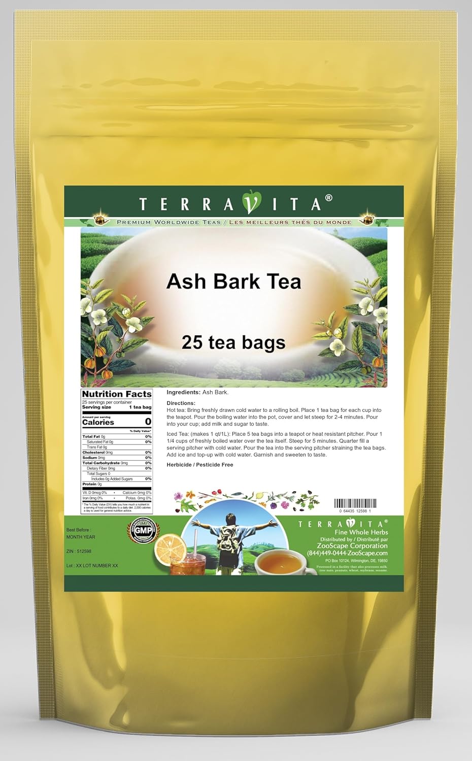 Ash Bark Tea (25 tea bags, ZIN: 512598)