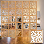 Ceiling Room Dividers Panel, Hanging Room Separation Waterproof Privacy Wall Partitions Screen for Office Indoor Entrance Compartment, Wood Plastic Portable Separador De Ambiente ( Size : 20 Pieces )