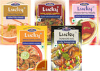 Lucky Masale Party Pack 3 (Tandoori Masala (chicken or Mutton), Shami Kabab, Chicken Korma, Kadhai Gosht, Yakhni Pulao)