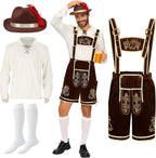 Spooktacular Creations Men’s German Bavarian Oktoberfest Costume Set, Beer Costume Hat for Adults Halloween and Beer Festival