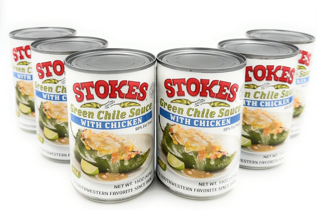 Stokes Green Chile Sauce with Chicken Pack of 6