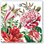 Michel Design Works Luncheon Napkins, Christmas Bouquet