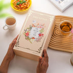 The Vedas Book Of Tea Gift Set | Assorted Tea Bags Gift Box | Christmas Gift | 12 Exotic Herbal Tea Blends In Handcrafted Cotton Bags | Net 48 bags | Gift for mom