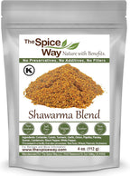 The Spice Way - Shawarma Seasoning Blend - Recipe Included (meat and poultry rub/meat and poultry spice) - 4 oz