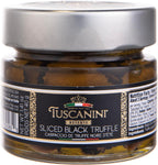 Tuscanini Reserve Italian Sliced Black Truffle in Extra Virgin Olive OIl, 1.41oz | Thin Truffle Mushroom Slices | Authentic Italian Truffle Carpaccio | Product of Italy