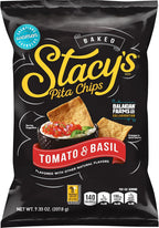 Stacy's Pita Chips, Tomato & Basil, 7.33 Ounce
