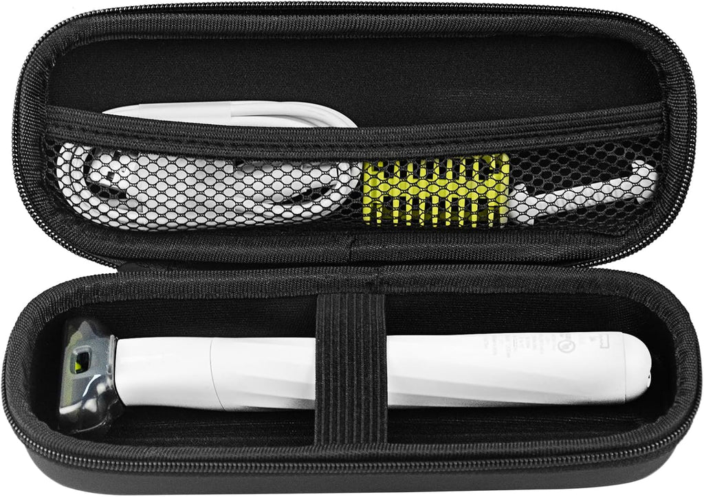 Hard Travel Case Protective Bag Compatible with Philips Norelco OneBlade Intimate Pubic and Personal Body Groomer Trimmer Shaver Model QP1924/70