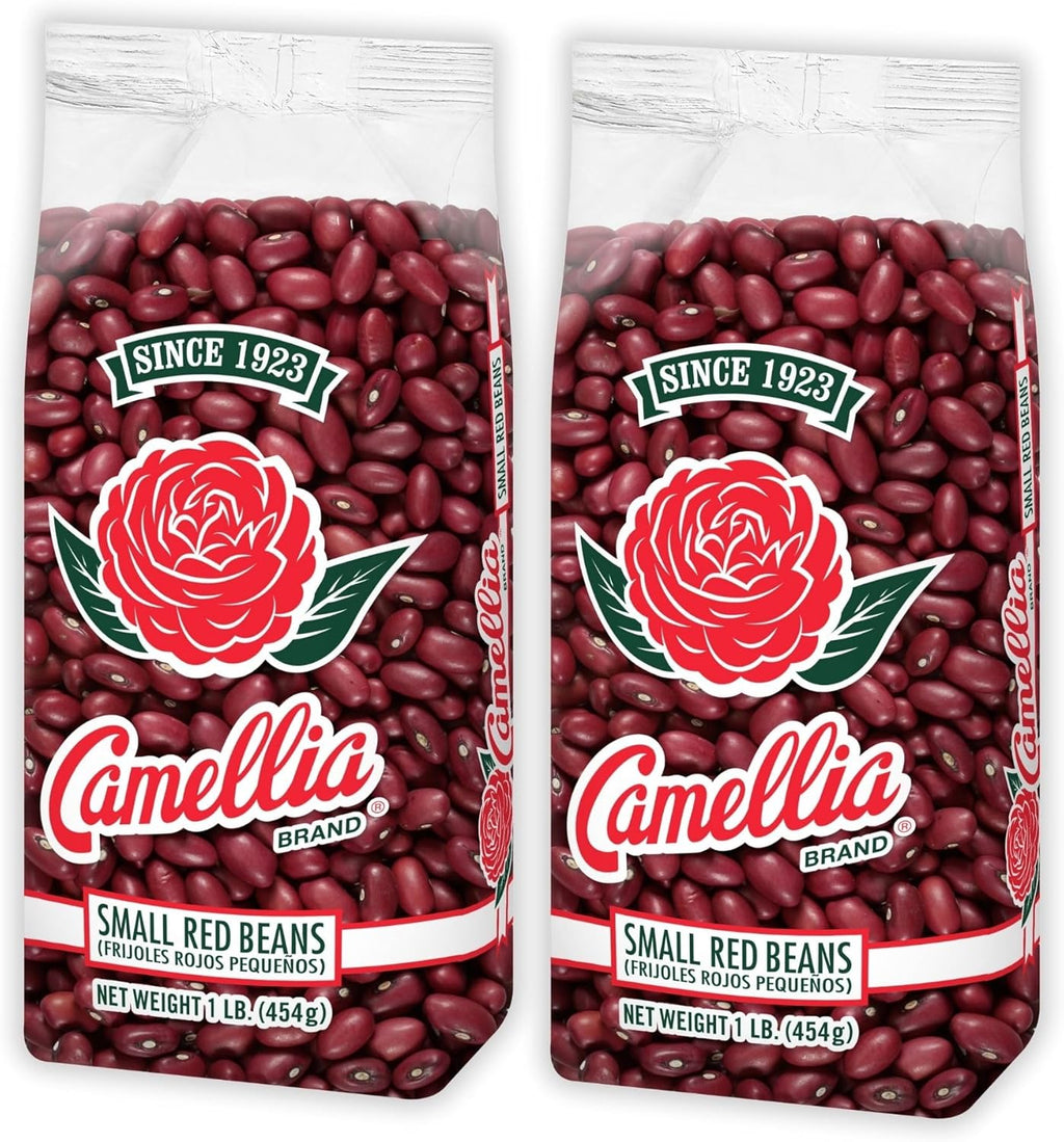 Camellia Brand Dried Small Red Beans – Premium Dried Beans, Caribbean style Red Beans, Jamaican Rice and Peas, for Soups, Stews, and Vegetarian Meals – Non-GMO, Gluten-Free, 1 Pound (Pack of 2)