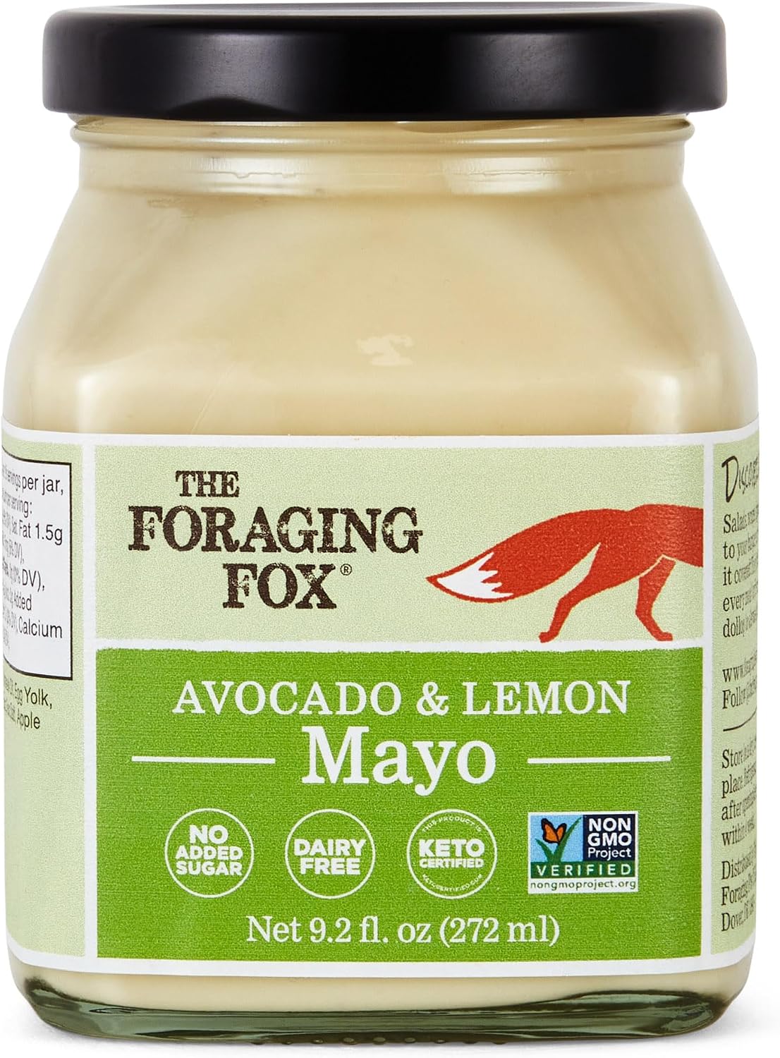 Foraging Fox Avocado and Lemon Mayonnaise 9.2fl oz single unit