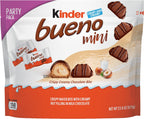 Kinder Bueno Mini Chocolate Bites with Crispy Wafer and Hazelnut Cream, Individually Wrapped, Party Pack, 23.8 oz