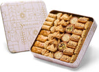 Sweet Land Regular Baklava Selection – Gift Tin | Handmade Lebanese Baklava Assortment with Pistachio, Almond & Cashew | Traditional Middle Eastern Sweets | Ideal for Ramadan, Eid, Easter & Mother’s Day (2.2lb (1kg))