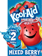 Kool-Aid Unsweetened Caffeine Free Mixed Berry Zero Calories Powdered Drink Mix 192 Count Pitcher Packets