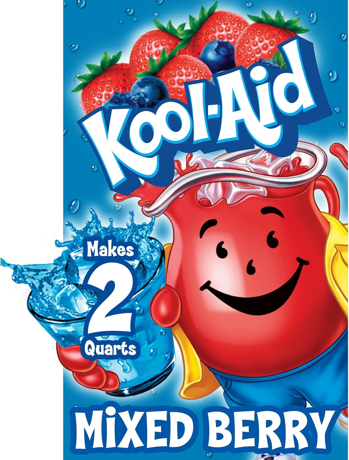 Kool-Aid Unsweetened Caffeine Free Mixed Berry Zero Calories Powdered Drink Mix 192 Count Pitcher Packets