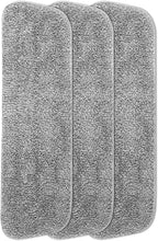 Replaced Mop Cloth Reusable Microfiber Pad Cleaning Kitchen Living Room Cleaning Tools ，Compatible for Spray ，Mop Practical Household Dust(Grey3pcs)