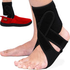 Omeer Left Foot AFO Foot Drop Brace For Walking With Shoes, Socks, Or Barefoot Provides Foot Drop Support For Men Or Women And Also Provides Plantar Fasciitis Relief