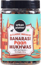 Urban Platter Banarasi Paan Mukhwas | 10.58 Oz (300g) | Traditional Indian Mouth Freshener | Refreshing After-Meal Digestive | Sweet, Aromatic & Flavorful Blend | Vegan & Travel-Friendly Snack