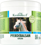 Kräuterhof Horse Balm Cools and Revitalises Precious Herbal Extracts from Horse Chestnut Arnica Rosemary and Mint Oil 500 ml Tub Sealed with Aluminum Foil