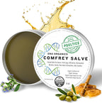 DNA Organics Comfrey Salve Ointment 4oz – Organic Herbal Salve for Bones, Muscles, Joints, Knees, Skin & Tattoo Care. Herbal Balm for Soothing Relief. Handcrafted, Slow-Infused, No Chemical Fillers