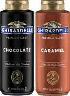 Ghirardelli Chocolate and Caramel Sauces 16 oz Squeeze Bottles