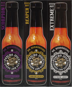 Psycho Juice Mini Three Pack Hot Chilli Pepper Sauce 3 x 59ml Bottles