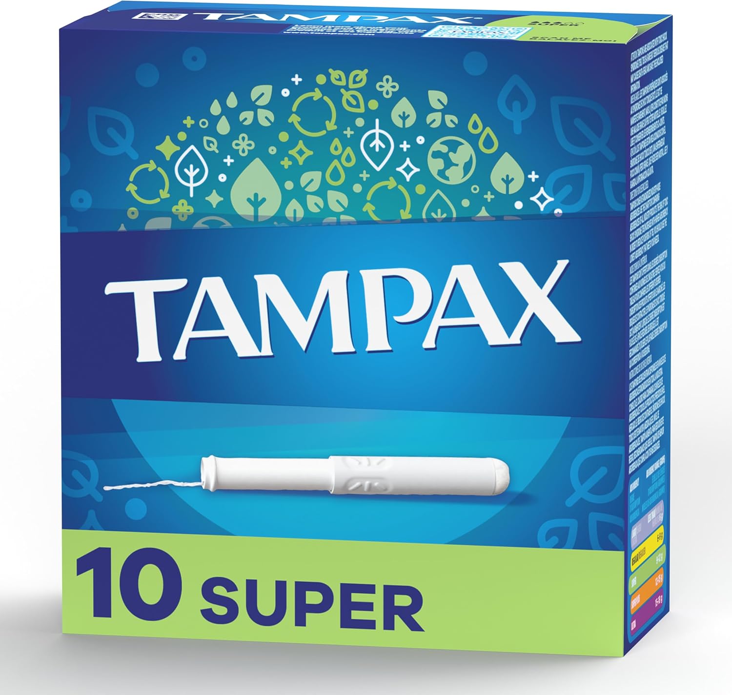 Tampax Tampons, Super, 10-ct