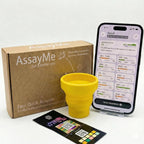 Smart 10-in-1 Home Urine Test Kit – AI-Powered App Analysis for Instant Results – Track Ketones, pH, Hydration & Body Balance – Wellness Monitoring with AI-Dashboard
