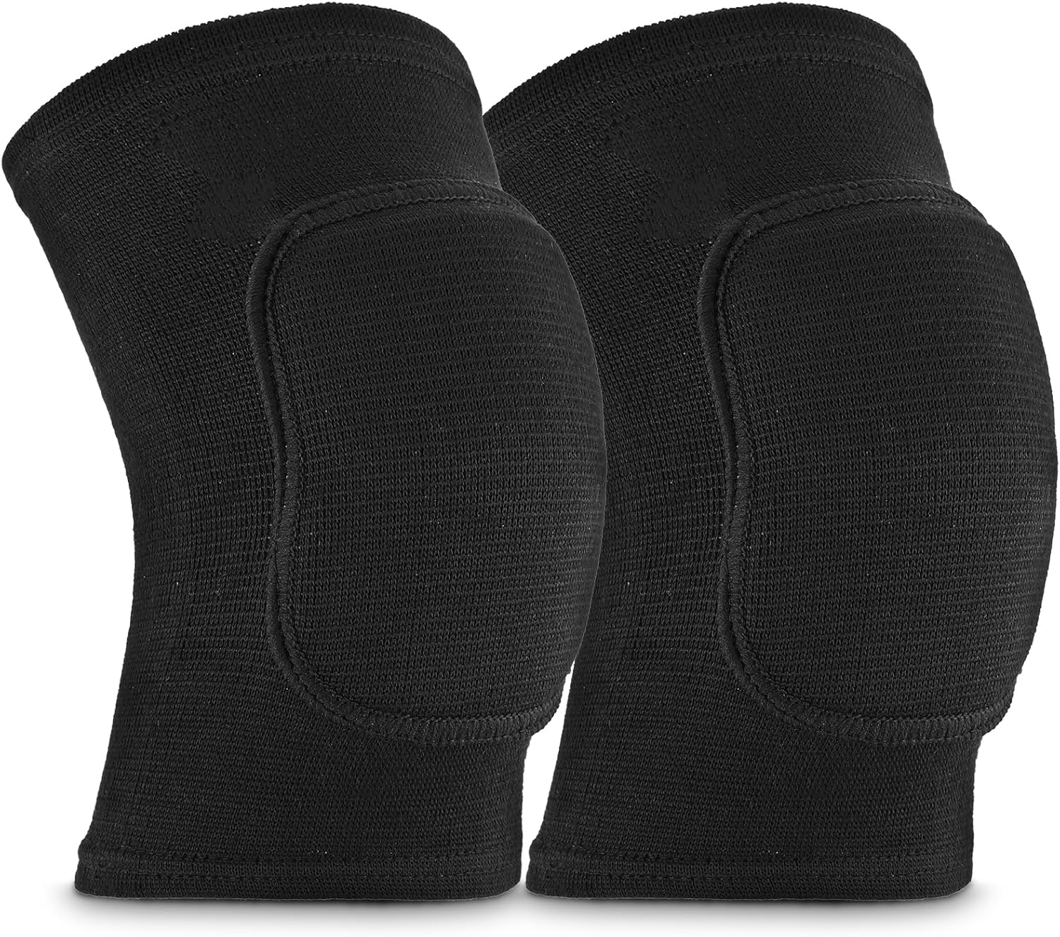 Sibba Compression Elbow Pads Arm Brace Support Fitness Arm Knee Protector Volleyball Basketball Breathable Elbow Wraps for Kids, Men and Women (Full Black, S)