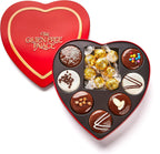 Gluten Free Palace Heart Shaped Tin – Assorted Gluten Free Chocolate Covered Cookies & Premium Milk Chocolate – Gourmet Gift Box for Family, Friends, Colleagues, & Adults