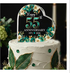 55th Wedding Anniversary Acrylic Cake Topper, 55 th Anniversary Decorations, 55 Wedding Topper, 55 Years Of Married Gifts (55th Anniversary Cake topper 2026)