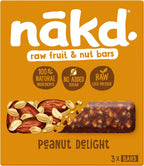 Nakd Peanut Delight Raw Fruit & Peanut Wholefood Bar 3 Pack 3x35g