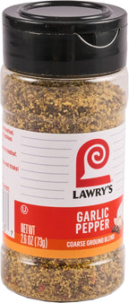 Lawry's Garlic Pepper Coarse Ground Blend, 2.6 oz
