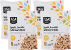 365 by Whole Foods Market, Spelt Green Lentils & Brown Rice, 8.8 Ounce (Pack of 4)