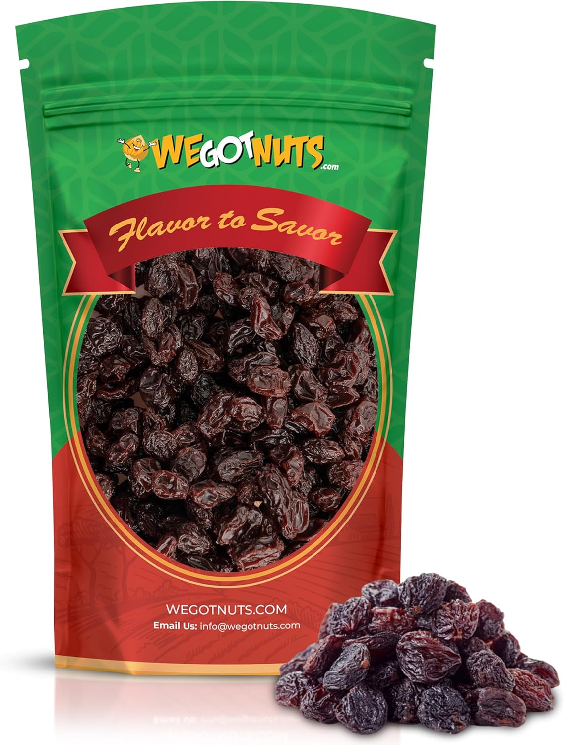Dried Dark Raisins, 5 lb in Resealable Bag • Natural and Healthy Snack, Premium Quality