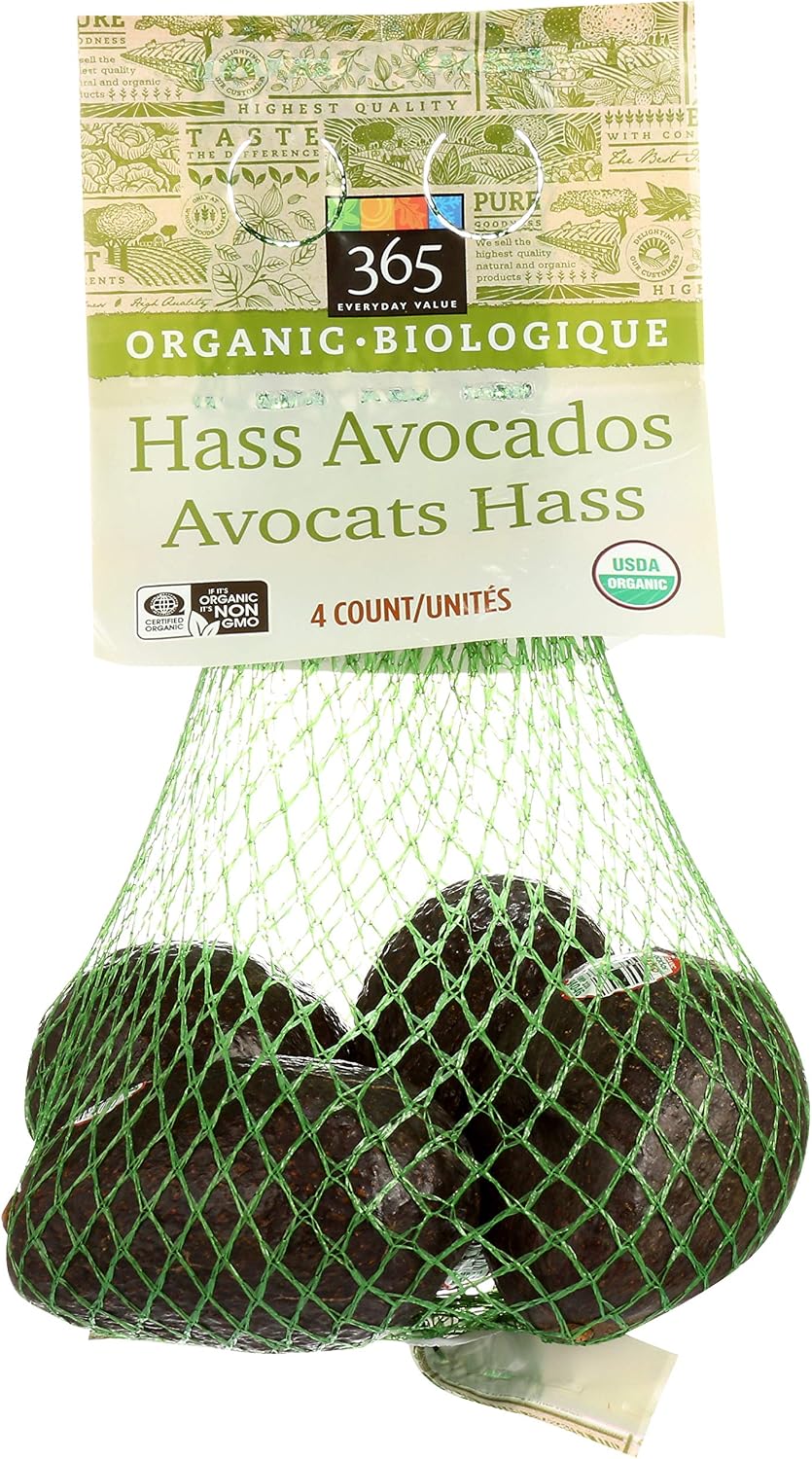 365 by Whole Foods Market, Organic Hass Avocados, 4 Count