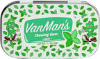 Vanman Remineralizing Chewing Gum with Grass-Fed Cattle Bone Hydroxyapatite and Organic Peppermint Extract – Sugar Free Chicle and Mastic Gum - Fresh Mint Flavor, 1.1 oz, 1 Pack