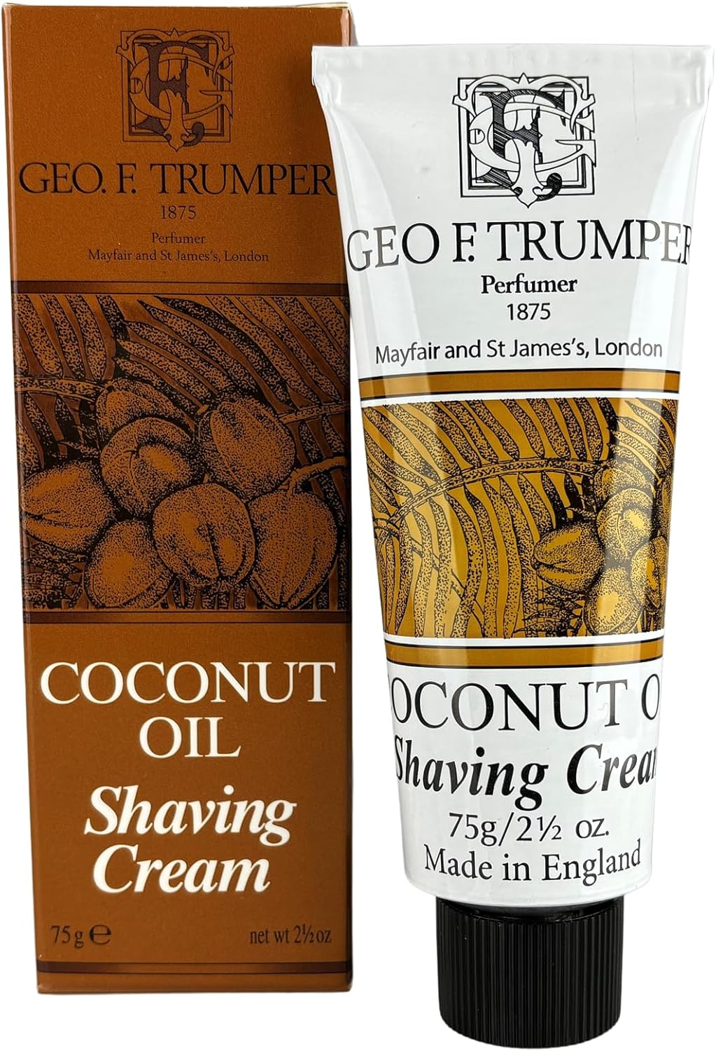 Geo F. Trumper, Coconut Oil Soft Shaving Cream, 75 Gram