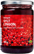 Sylt Lingon, Lingonberry preserves, Ikea Food, 14.1 oz jar - Super fruit