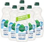 Seventh Generation Dish Liquid Soap Free & Clear liquid soap Pack of 6 Dishwashing Soap Dish Soap for sensitive skin 19 oz