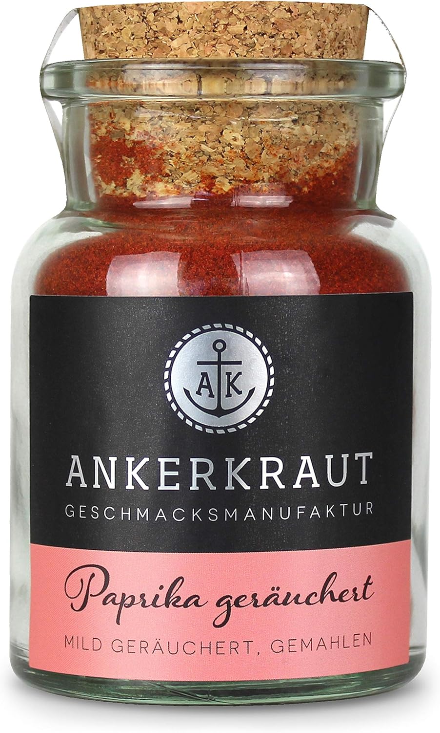Ankerkraut Paprika geräuchert, 80gr im Korkenglas