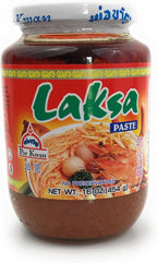 Por Kwan Laksa Paste, Coconut, Chili, 16 Oz
