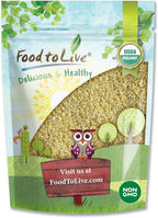 Organic Bulgur Wheat, 3 Pounds - Non-GMO Whole Grain, Parboiled Groats, Kosher Borghul Berries, Bulk Seeds, Coarse, High in Dietary Fiber, Manganese, Magnesium, and Copper.