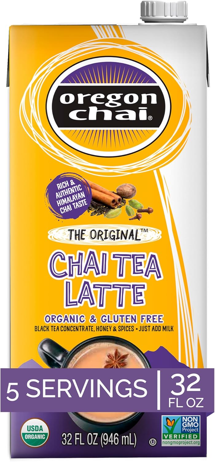 Oregon Chai Original Chai Concentrate, 32 Fluid Ounce (Pack of 1)