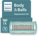 Philips Norelco Body Groomer Replacement Shaving Foil Head, 100% Showerproof & Waterproof Hypoallergenic Shaver Foil compatible with Philips BG5000/BG7000/BG9000 series Body Groomers, BG2010/40