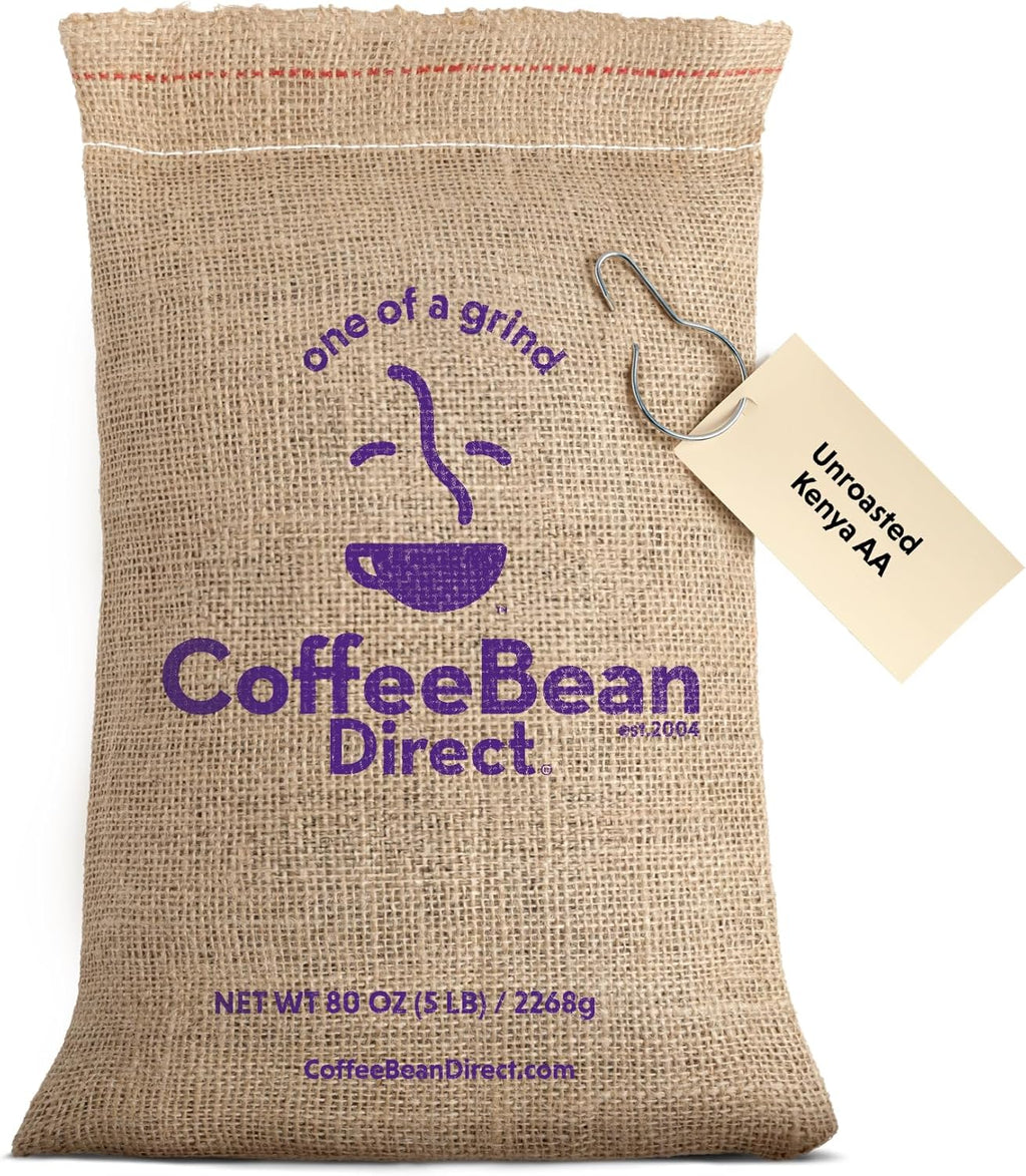 Coffee Bean Direct Unroasted Kenya AA, 5 Pound (Pack of 1)