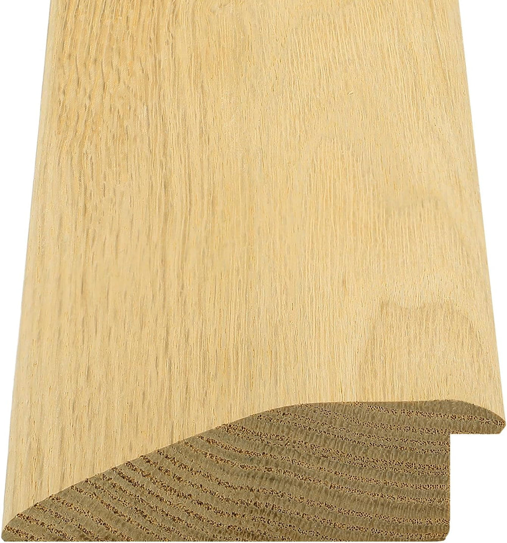 Kigley Solid Red Oak Interior Threshold Wood Oak Threshold Transition Overlap Threshold Doorways Reducer Threshold(36 x 4.13 x 1.25 Inches)