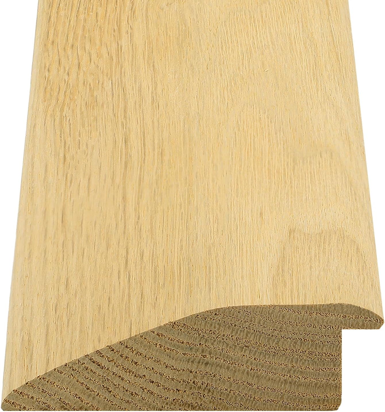 Kigley Solid Red Oak Interior Threshold Wood Oak Threshold Transition Overlap Threshold Doorways Reducer Threshold(36 x 4.13 x 1.25 Inches)