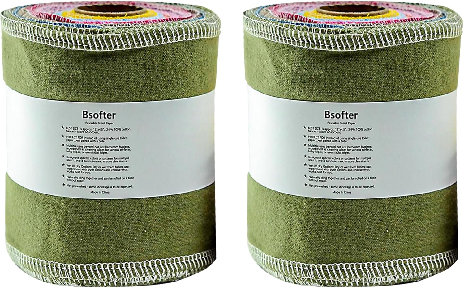 Reusable Toilet Paper Washable - 56 Pack Reusable Toilet Paper Rolls,Bidet Towels,Soft Washcloths,Cloth Reusable Toilet Tissue,Washable Paper Wipes for Rv Camper Tp